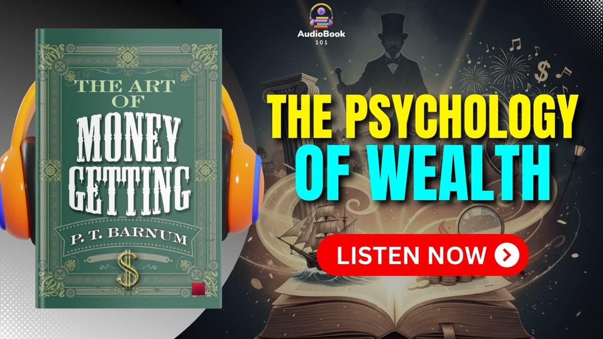THE ART OF MONEY GETTING by P.T. Barnum (1880) Audiobook | Book Summary | Audiobook 101